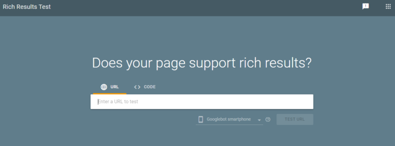 This screensshot shows the Google rich test results for schema.