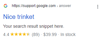 The screesnhot shows a product page with shipping details.